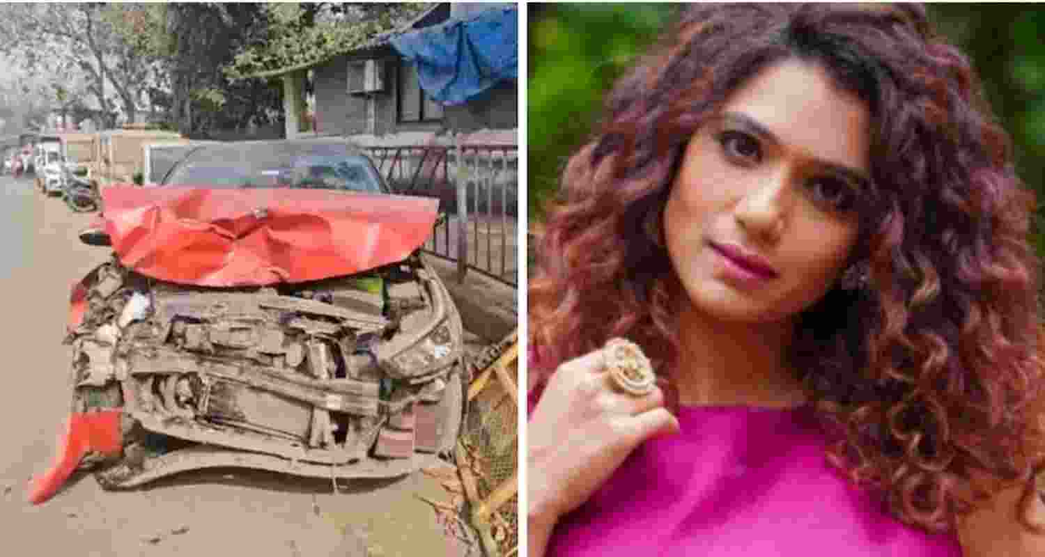 Car owned by Marathi Actress Urmila Kothare runs over two workers in Mumbai.