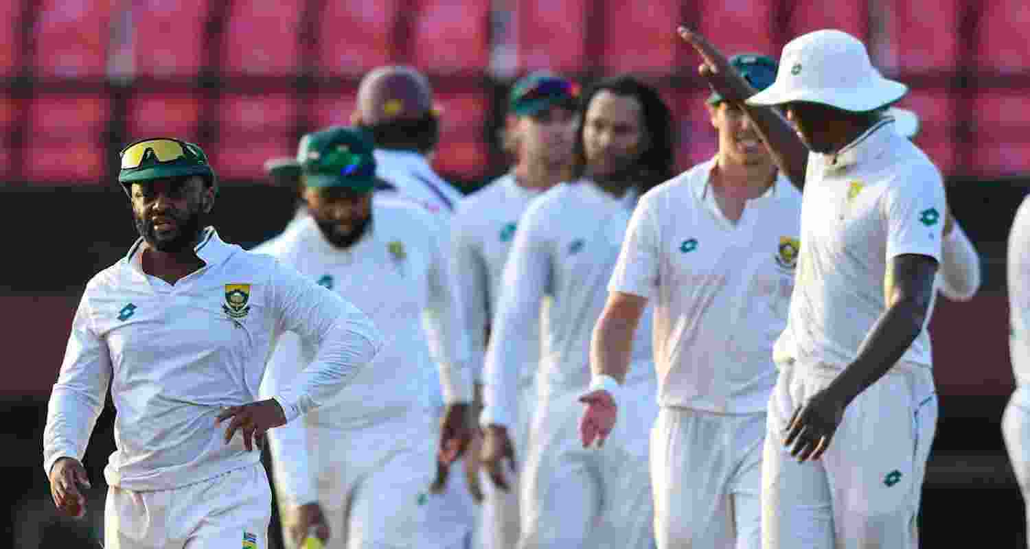 Kagiso Rabada’s heroics send South Africa to WTC final. Image ICC X.