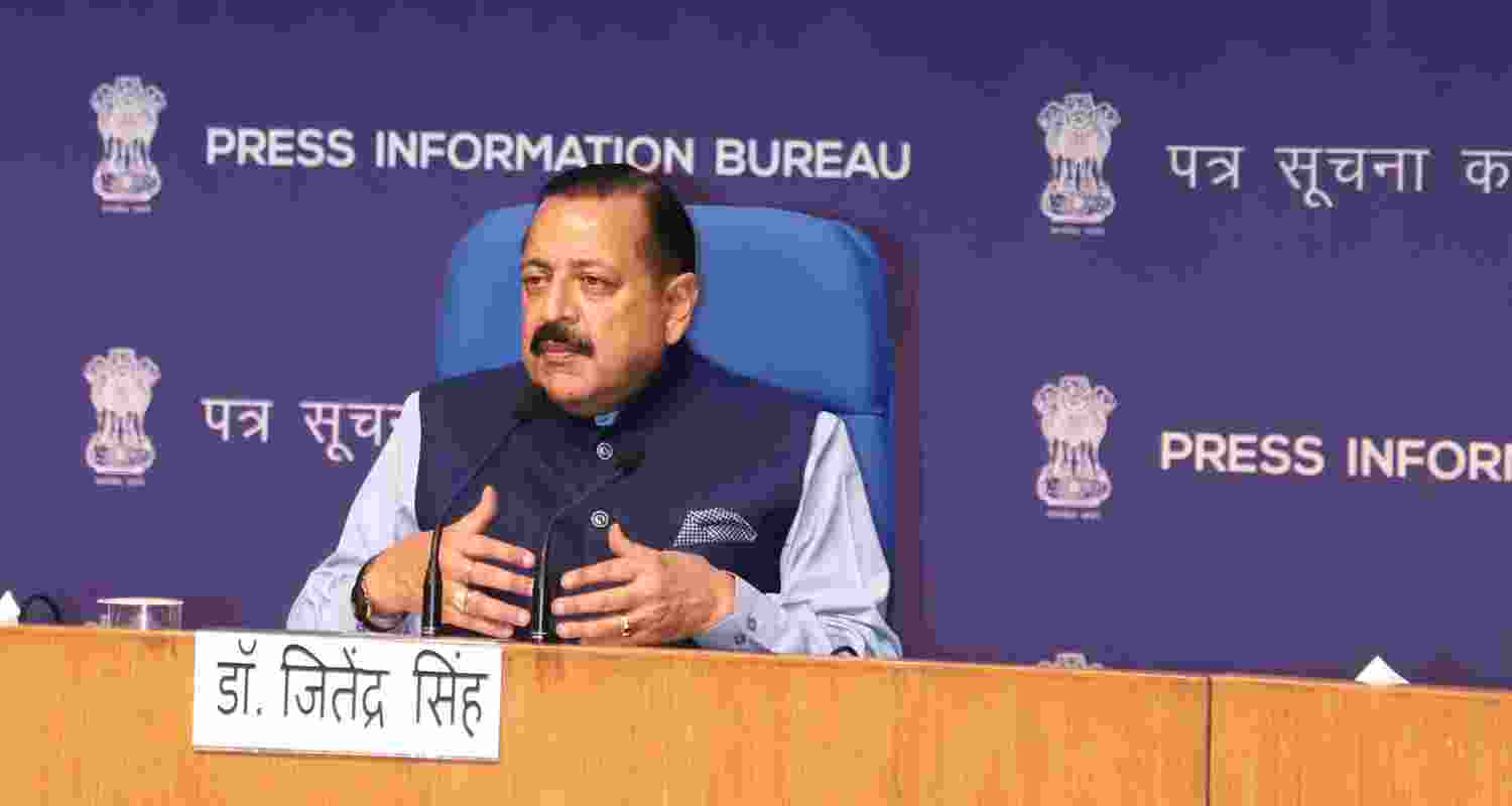 India Achieves Major Milestone with SpaDeX Docking Mission. Image MoS Jitendra Singh.