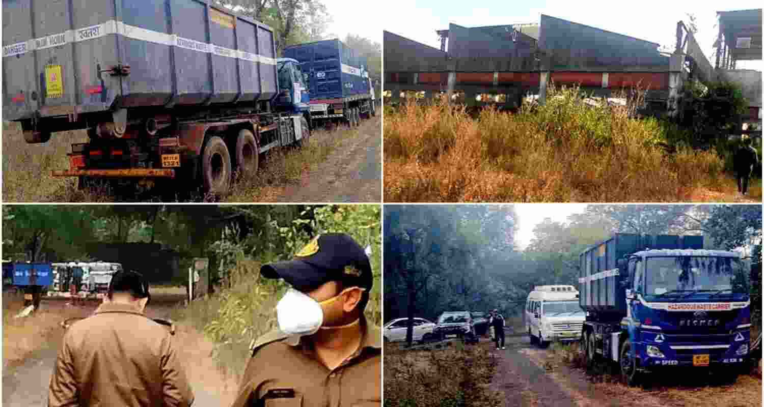 Toxic waste disposal begins in Union Carbide factory, Bhopal, after 40 years. File photo.