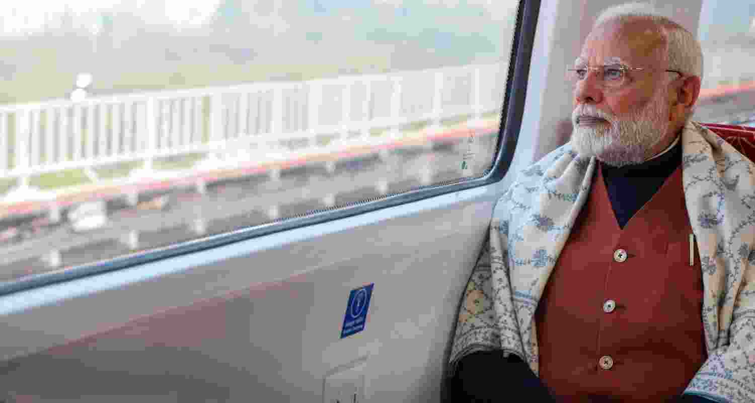 PM Modi Inaugurates 13 Kilometre Delhi Section of Namo Bharat Corridor.