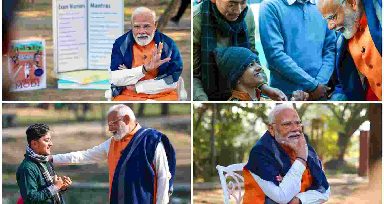 PM Modi guides students on exams and personal growth in Pariksha Pe Charcha 2025.