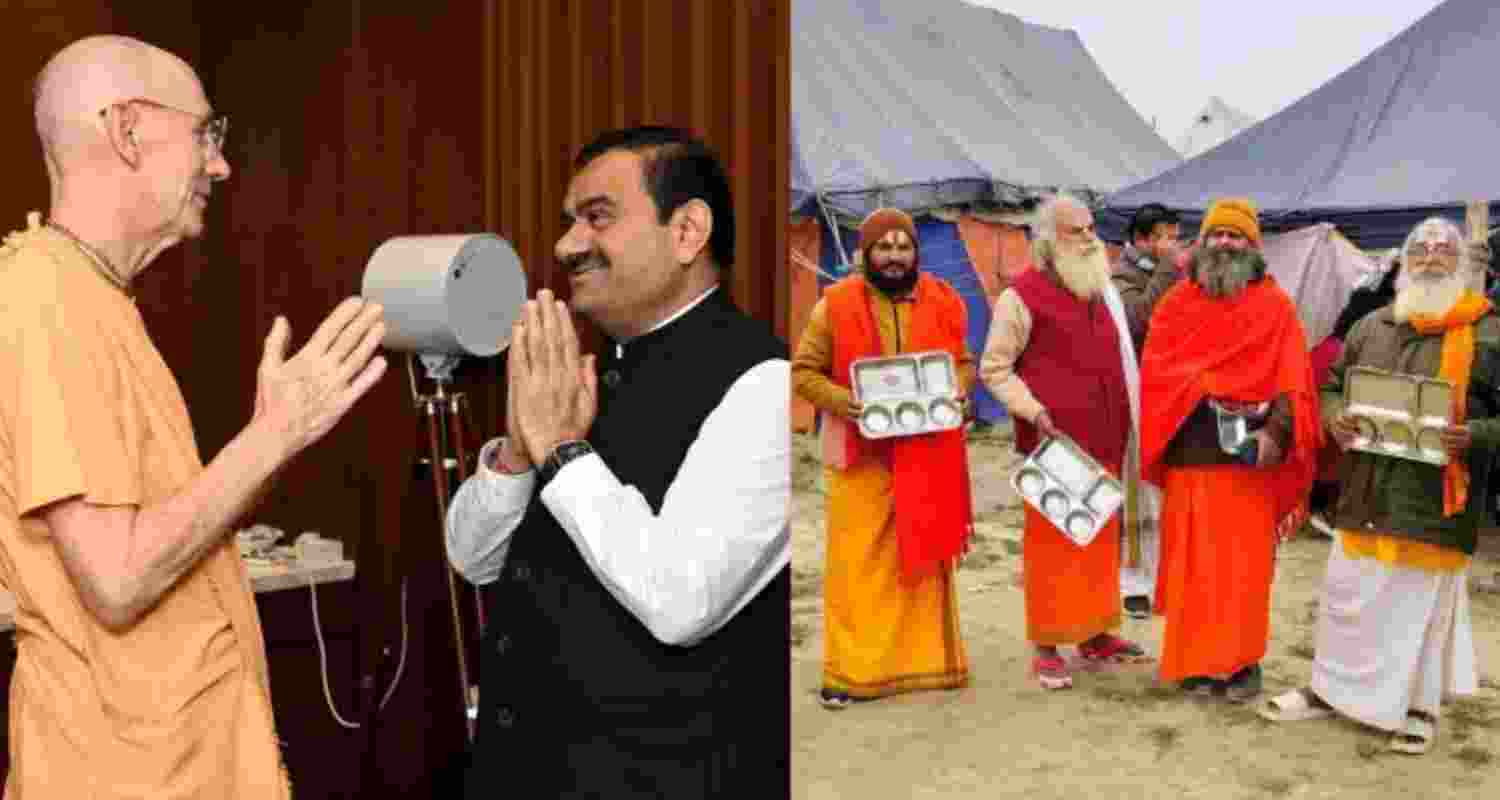 Pilgrims Grateful for Food and Shelter at Maha Kumbh Mela.