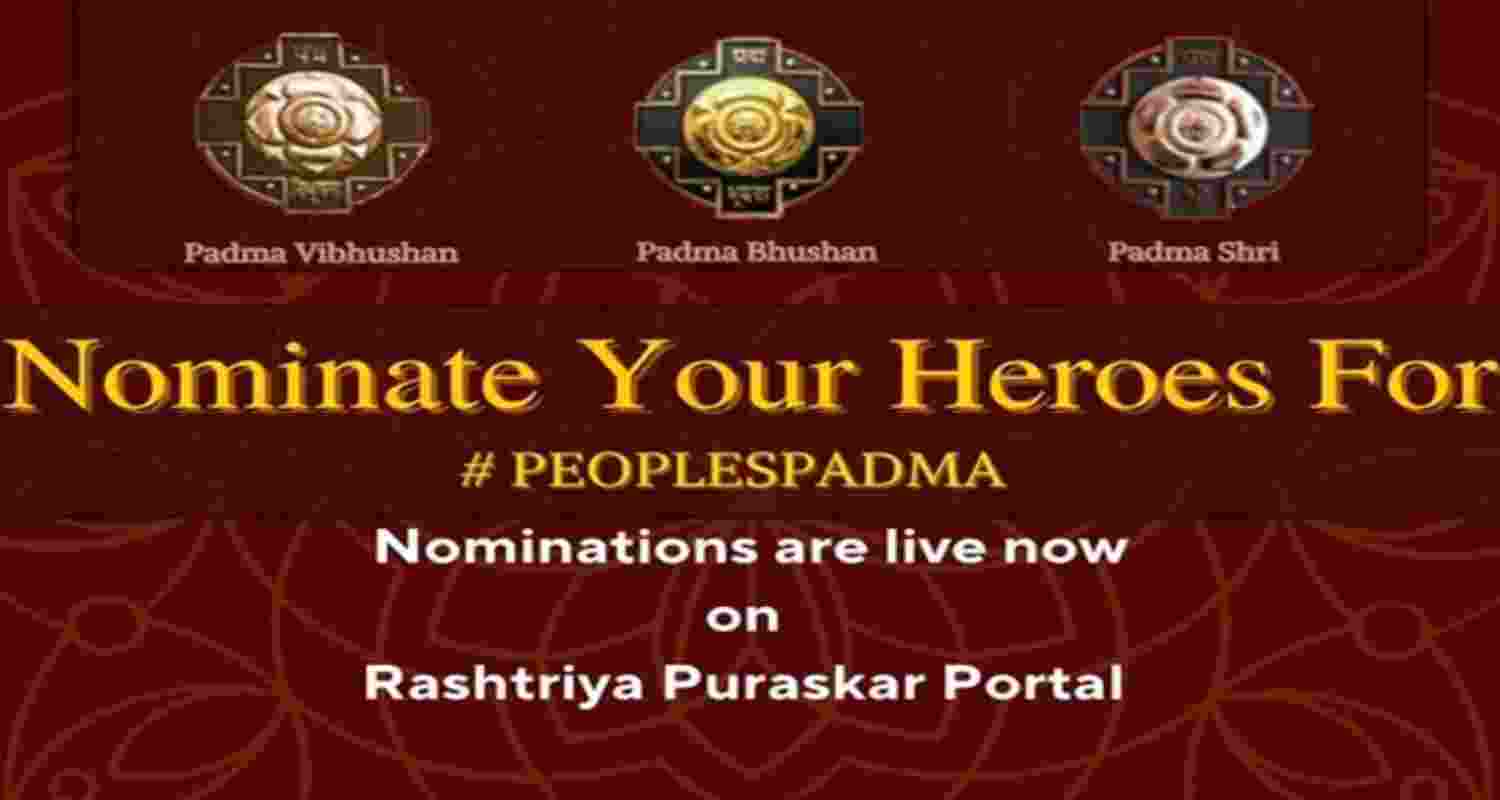 Padma Awards nominations open till 31st July 2025.