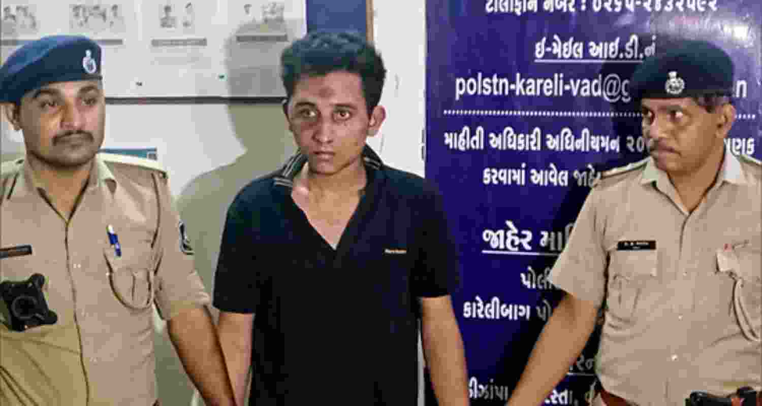 Vadodara Crash Accused Limps at Crime Scene Recreation.