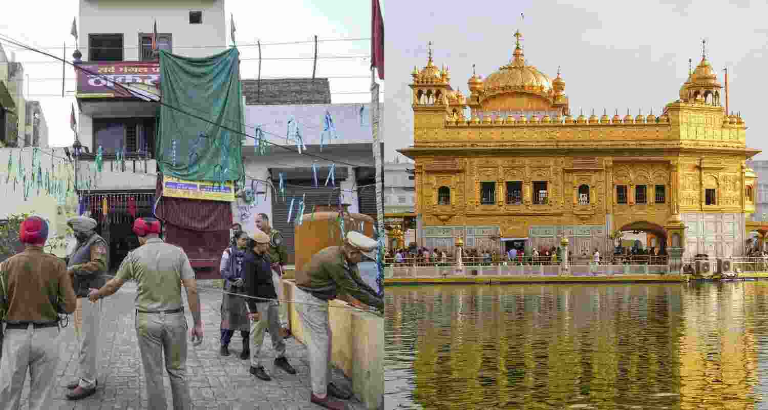Panic in Amritsar After Twin Attacks on Thakur Dwara Temple, and Golden Temple, Amritsar.