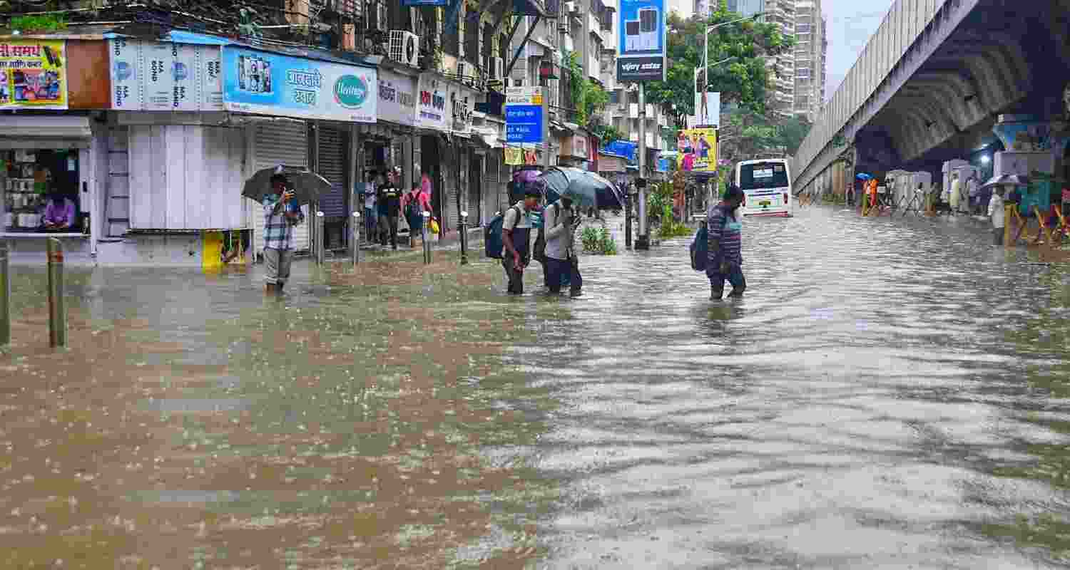 Heaviest June rain in 107 years floods Mumbai.