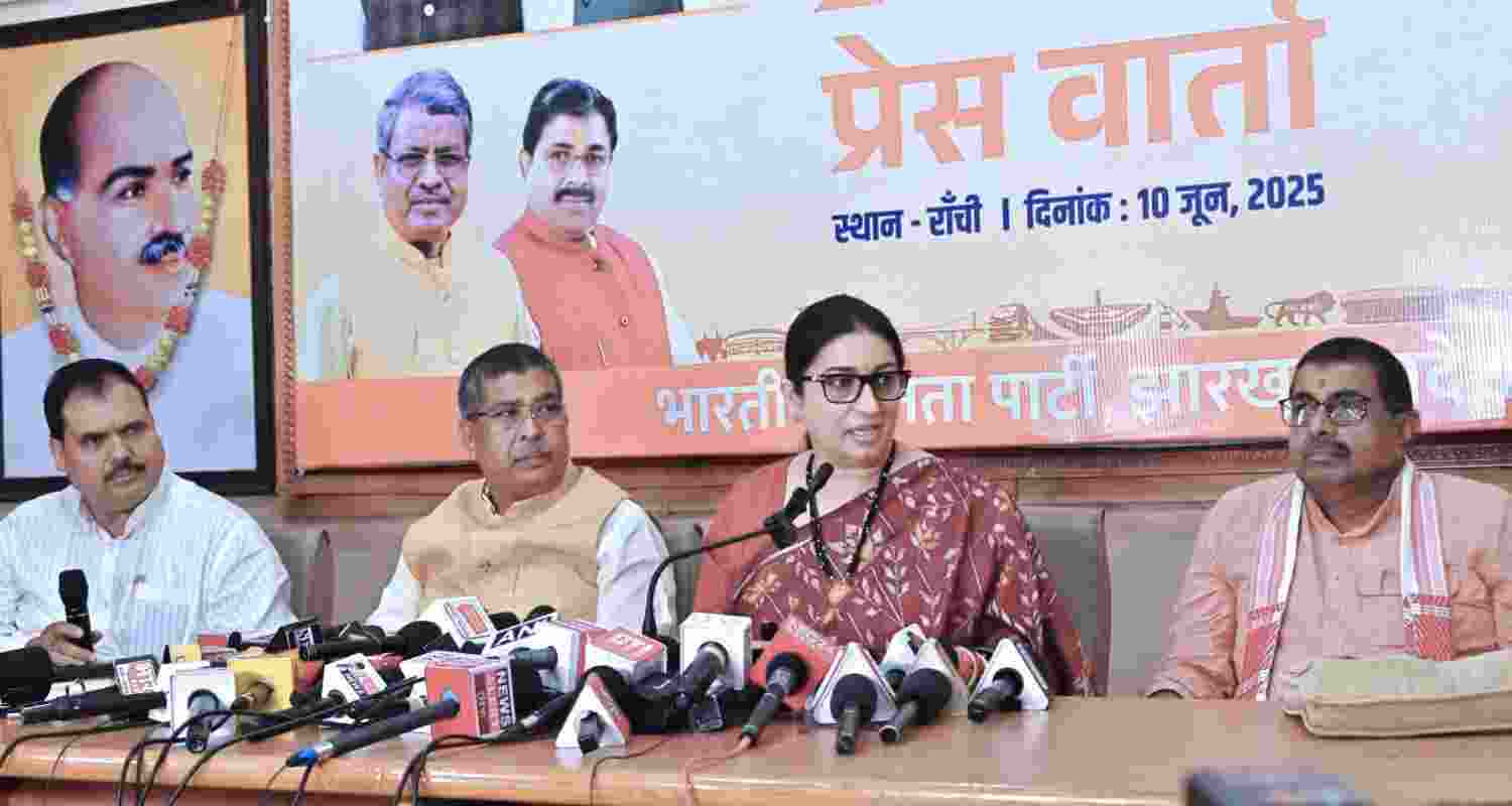 Smriti Irani in Jharkhand hails 11 years of Modi government.