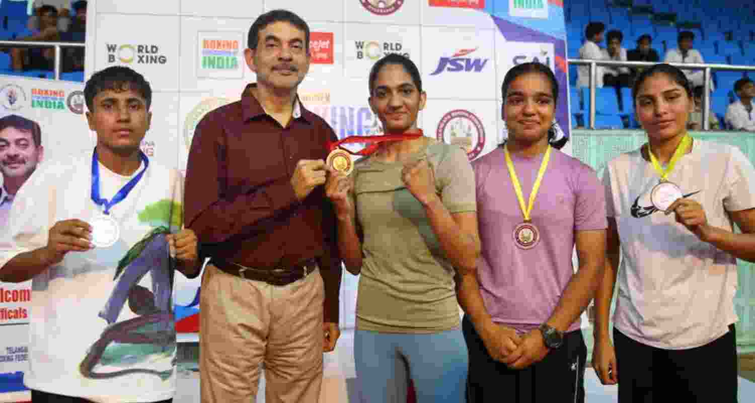 Nitu Ghanghas, Lovlina clinch gold in boxing finals of Elite Women Boxing Tournament.