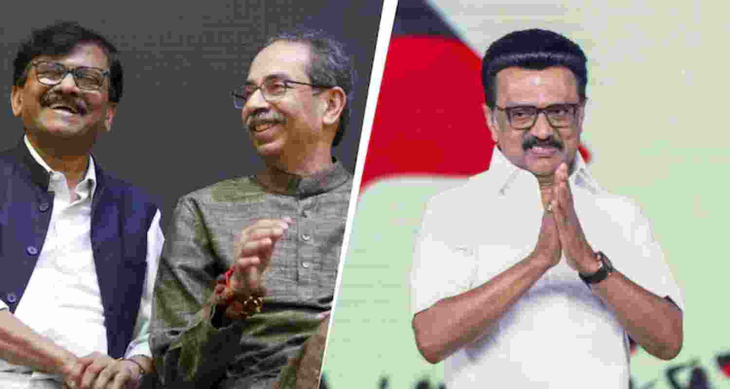 Uddhav Sena draws line on Hindi row with CM Stalin.