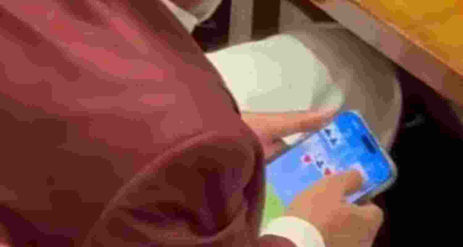 Video of Maharashtra Minister Manikrao Kokate Playing Game Sparks Row. Video of Maharashtra Minister Manikrao Kokate Playing Game Sparks Row.