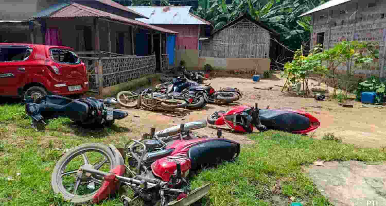 BJP Workers Attacked During PM Modi Mann Ki Baat Event.