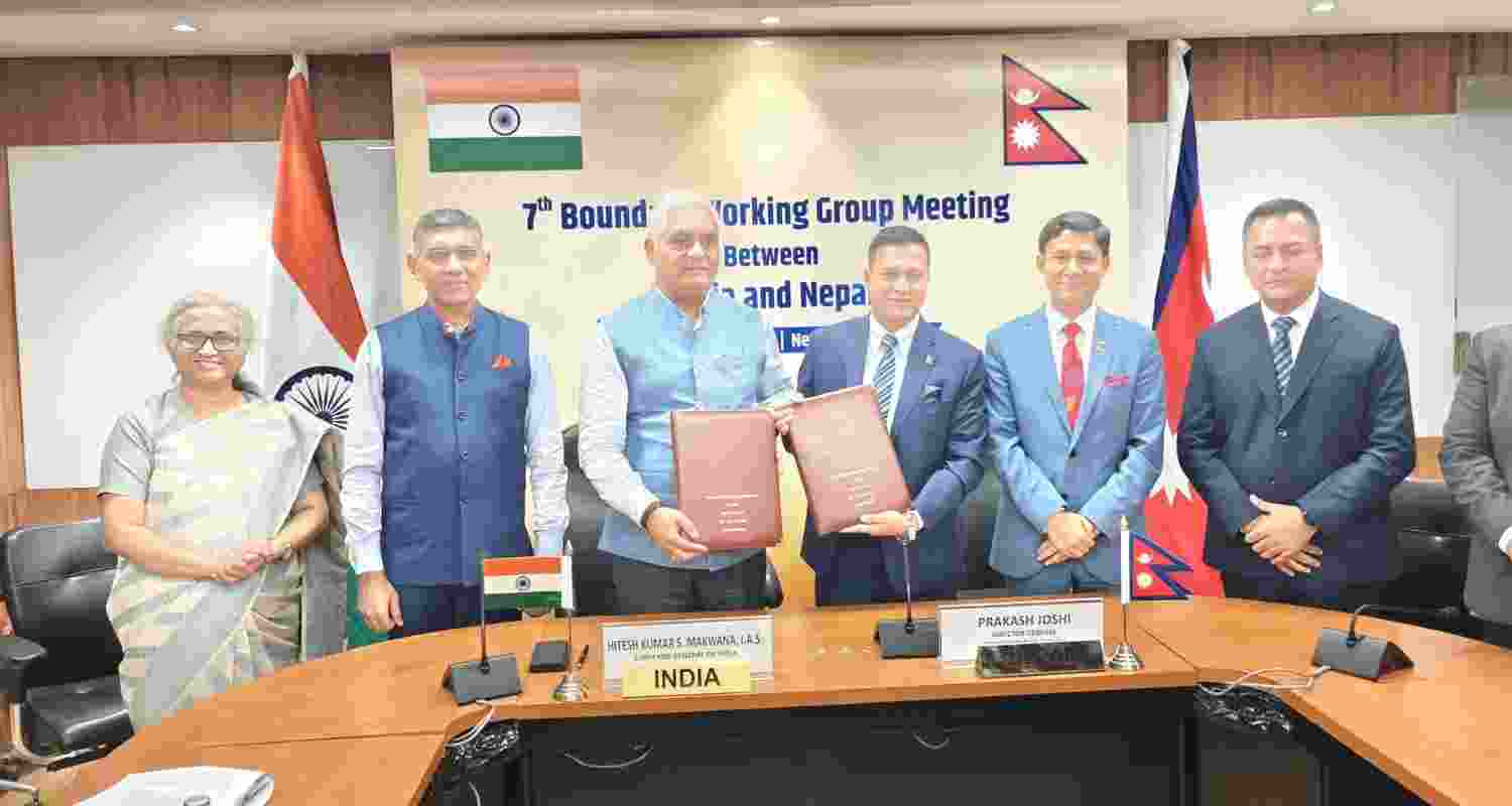 India Nepal finalise work plan for boundary pillar upkeep.