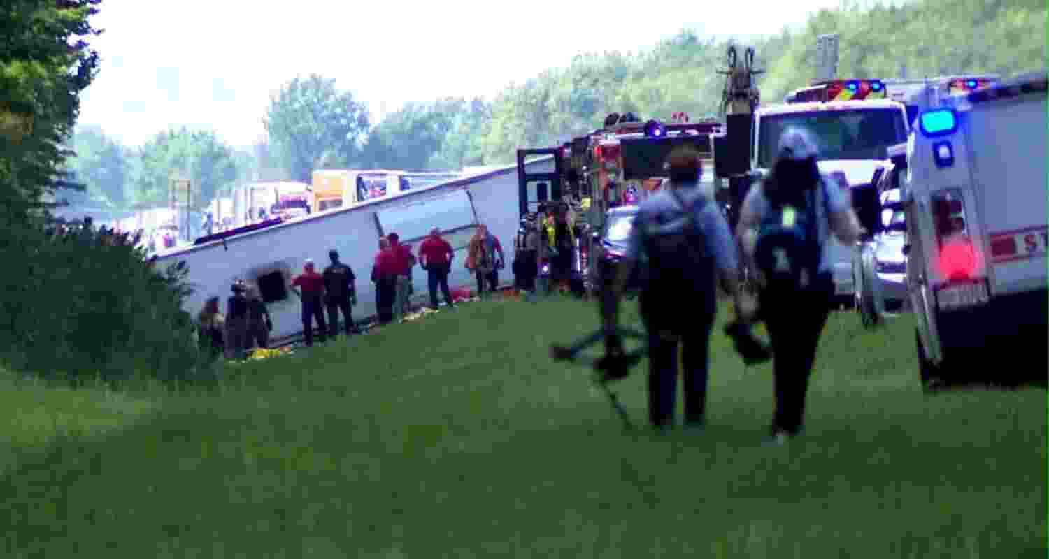 Indians among passengers as tour bus crash kills five in US.