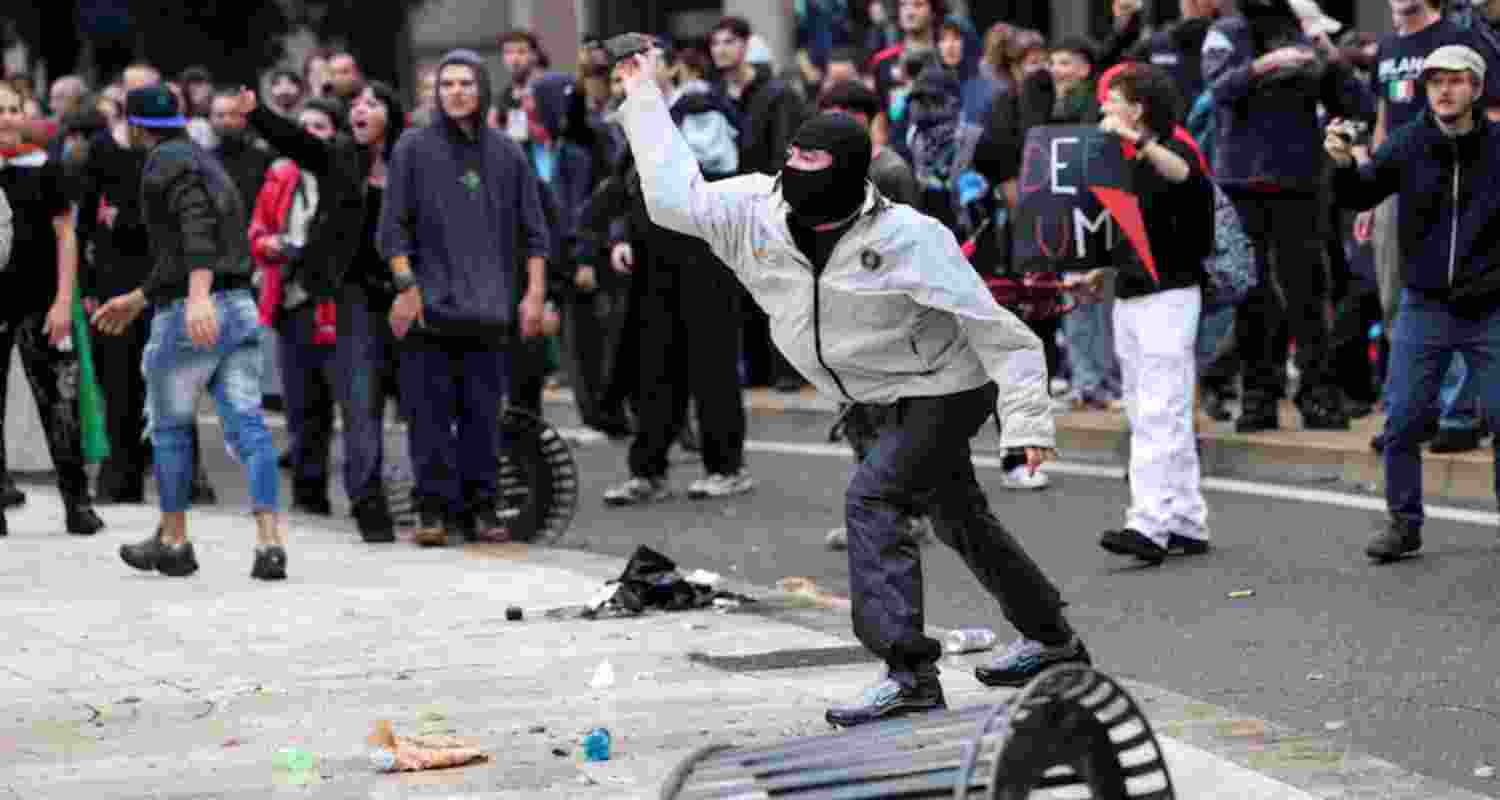 PM Meloni condemns violence amid Italy Gaza protests.