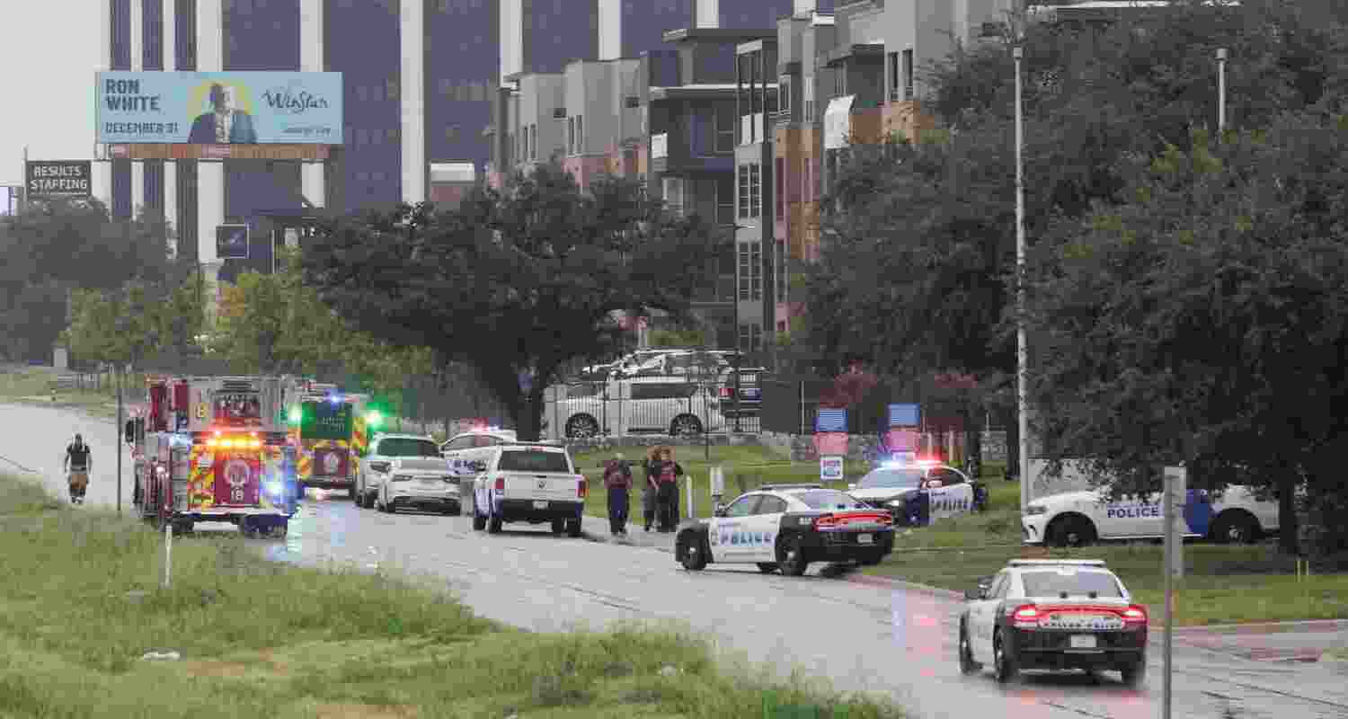 Trump blames left-wing rhetoric for Dallas ICE shooting.