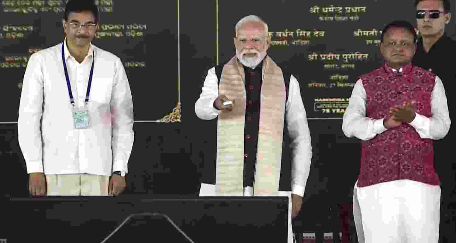 Jharsuguda hosts PM Modi for Rs 60,000 cr development push. File Photo.