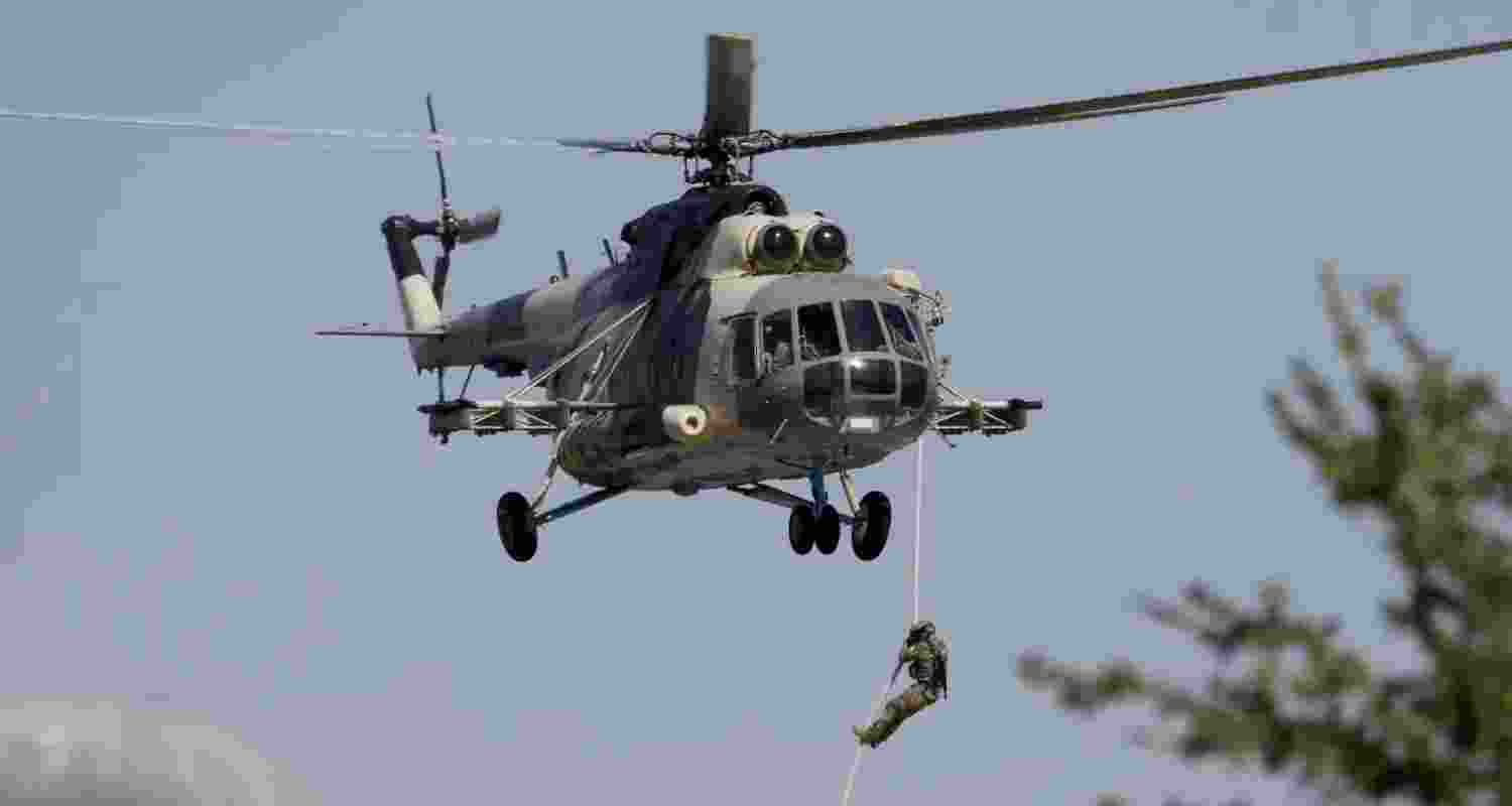 Indra 2025 exercises begin in Rajasthan desert region.