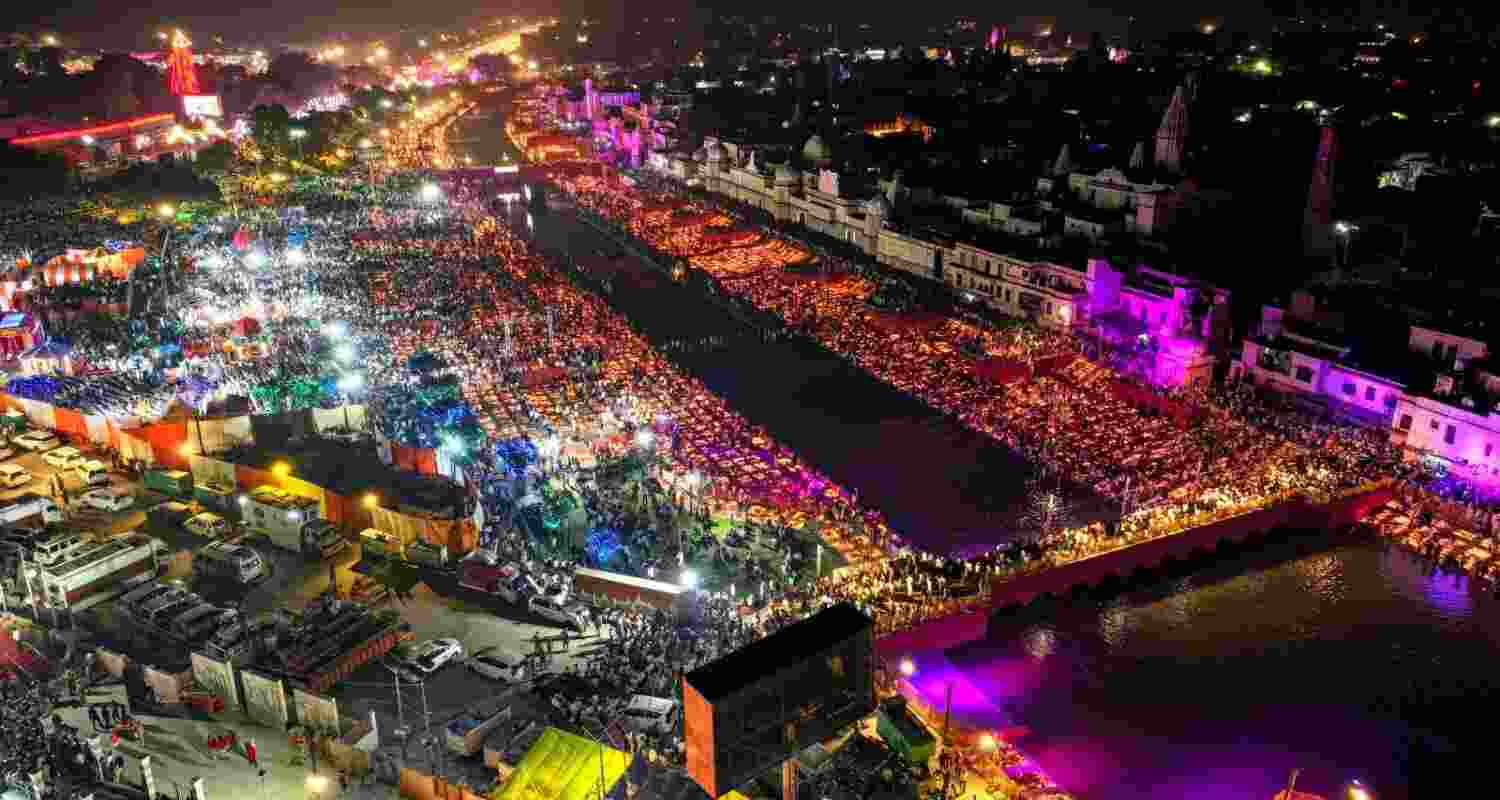 Deepotsav 2025 to illuminate 56 ghats in Ayodhya on Oct 19. Deepotsav 2025 to illuminate 56 ghats in Ayodhya on Oct 19.