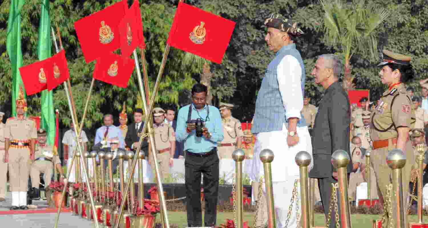 Rajnath Singh leads Police Commemoration Day tributes.