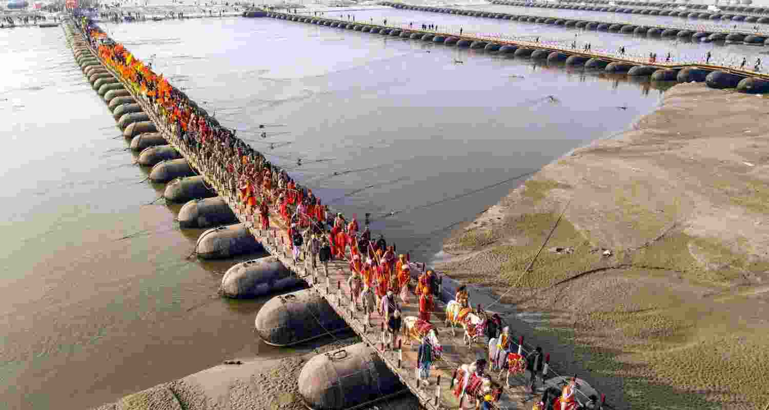 Visitors commend winter readiness at Maha Kumbh celebrations.