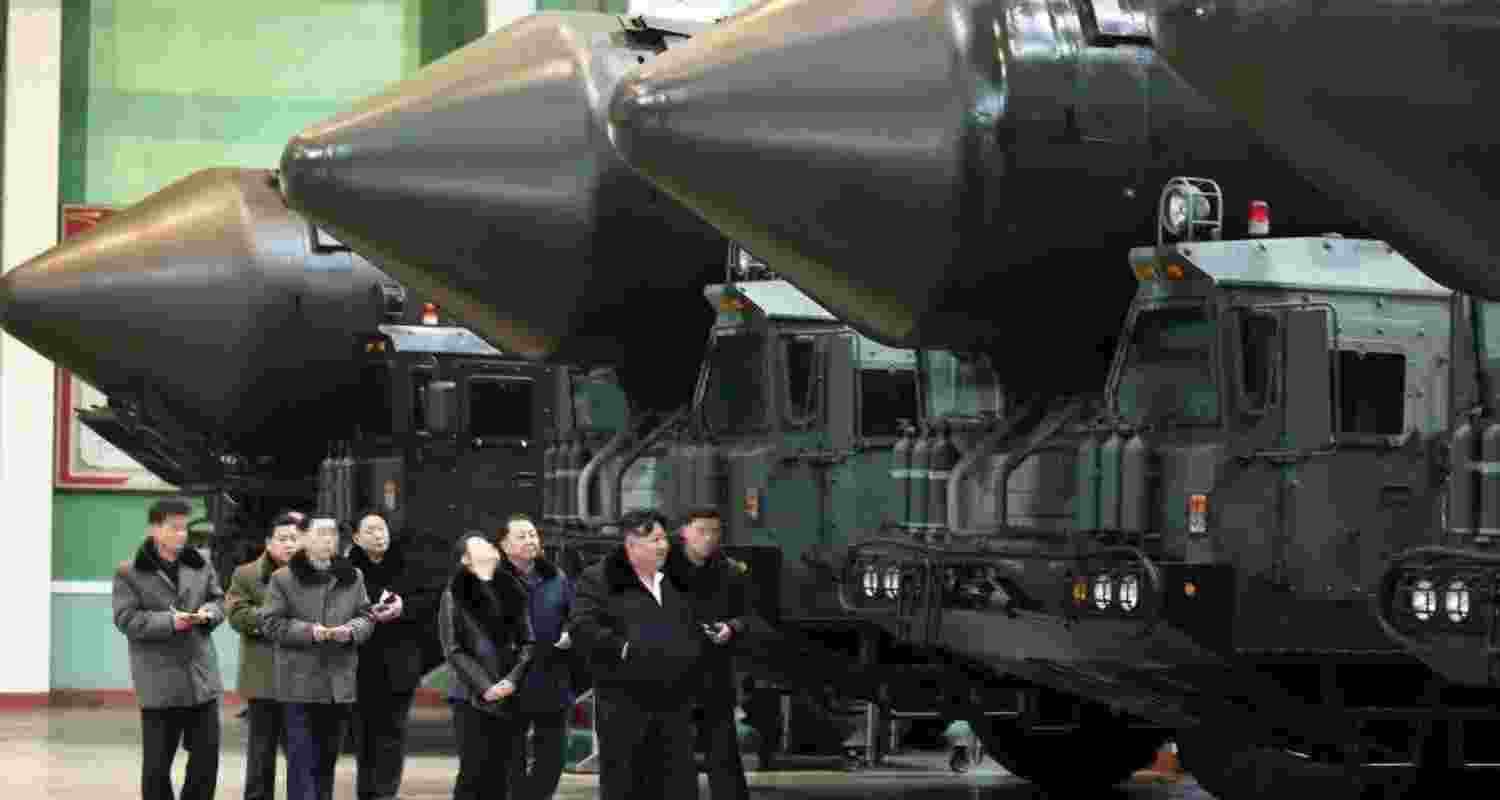 North Korea conducts test of high thrust missile engine.