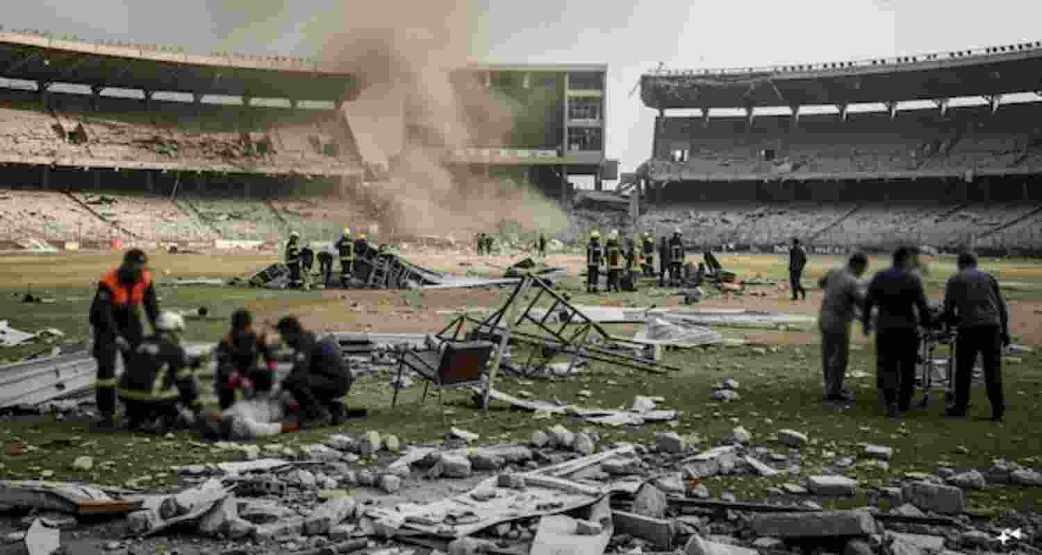 Blast at cricket match in Pakistan kills one injures several.