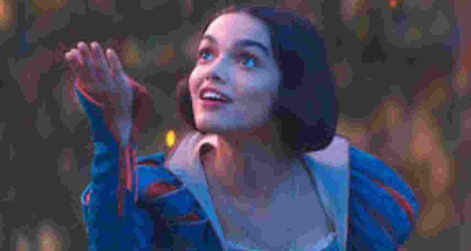 Actor Rachel Zegler in a scene from her film, Snow White