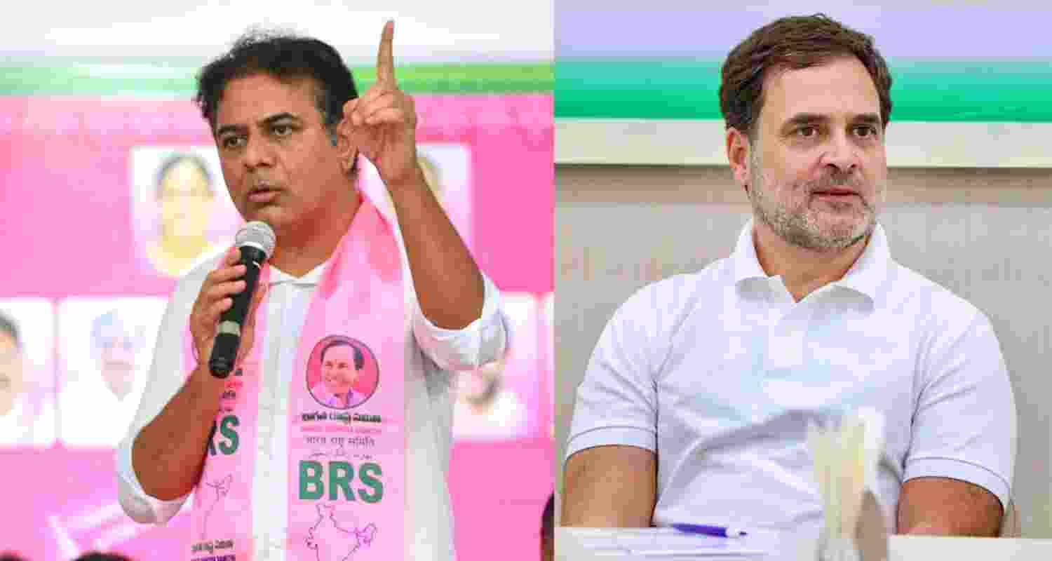 Rahul Gandhi faces KTR ire on alleged MLA 'chori' in state.
