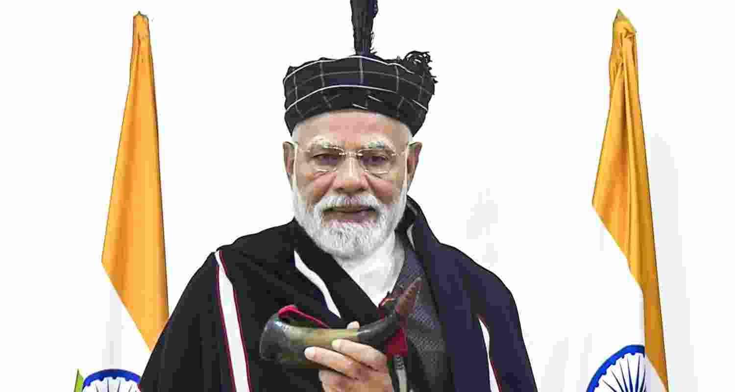 PM Modi launches Rajdhani Express from Aizawl to Delhi.