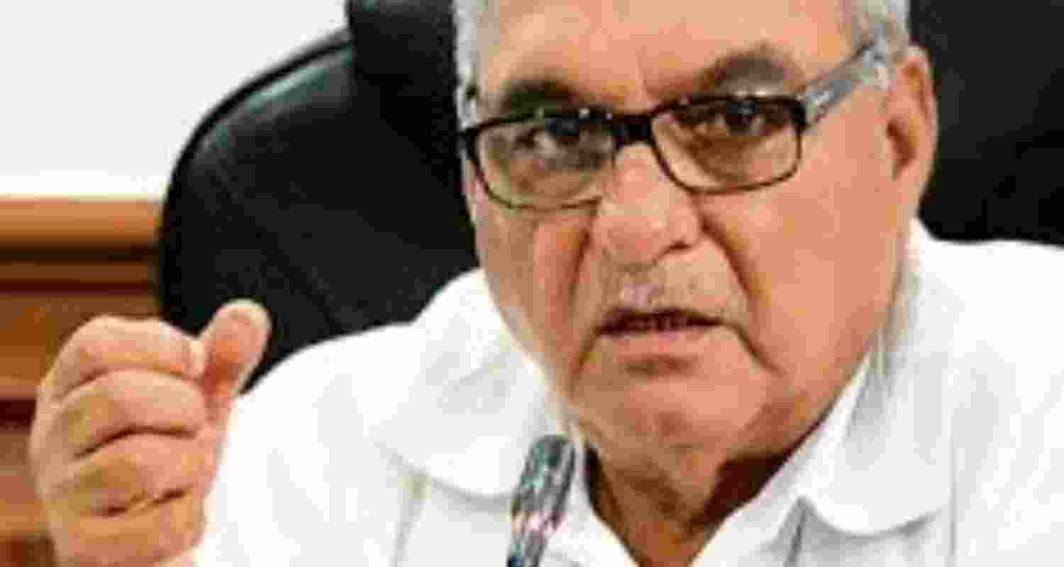 File photo of former Haryana chief minister, Bhupinder Singh Hooda