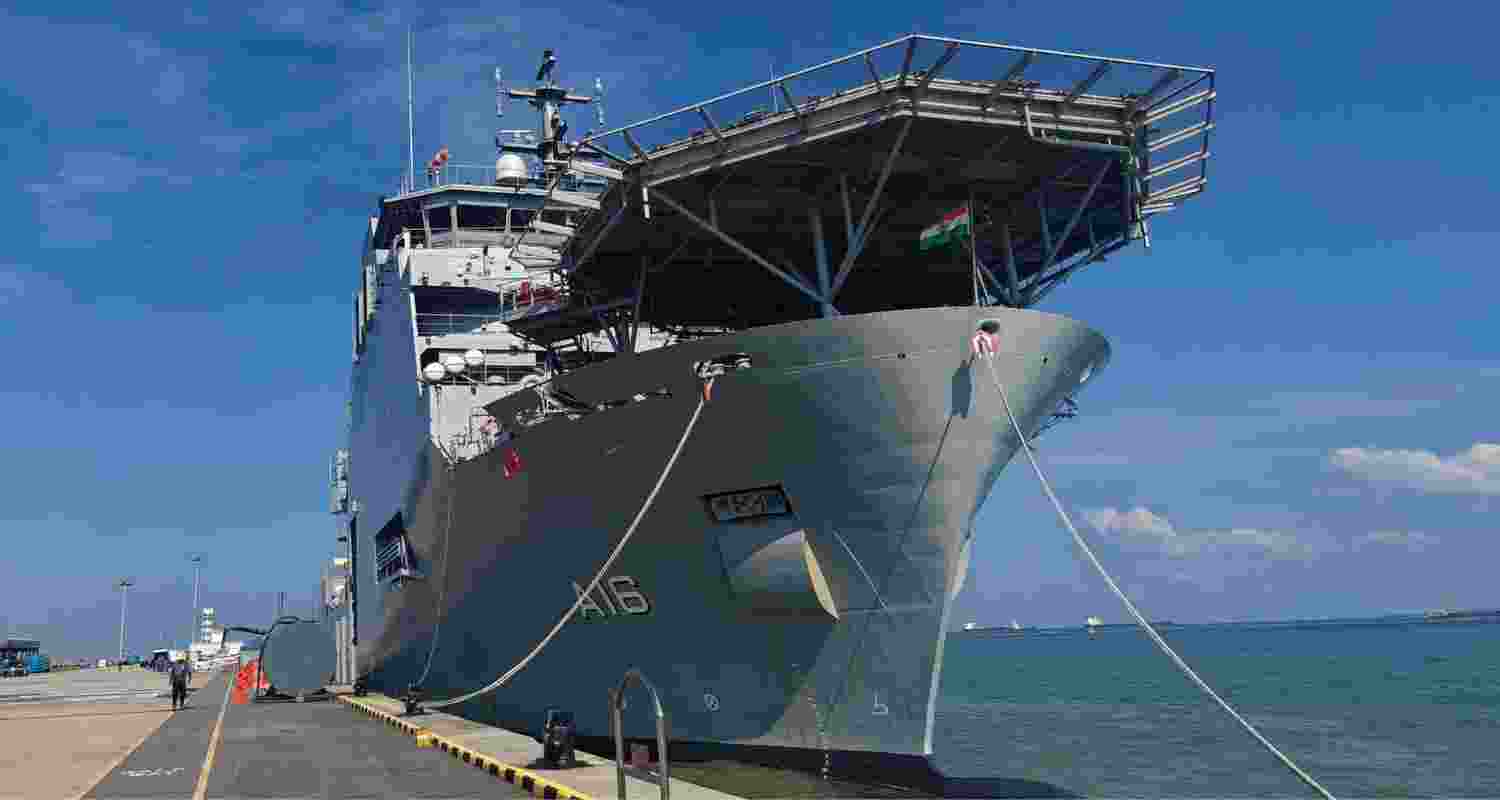INS Nistar takes part in multinational Pacific Reach 2025.