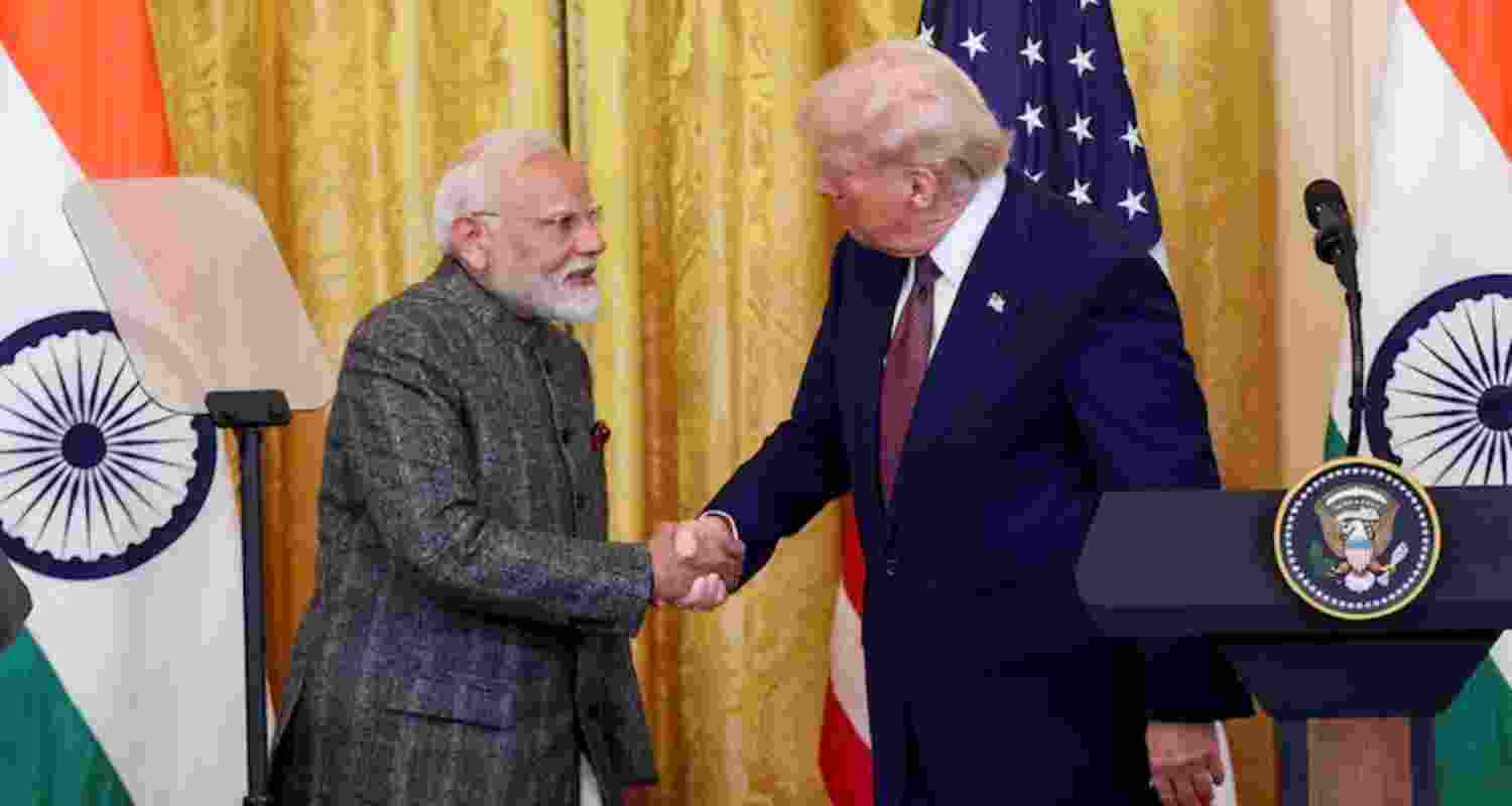 Prime Minister Narendra Modi with US President Donald Trump (File photo)