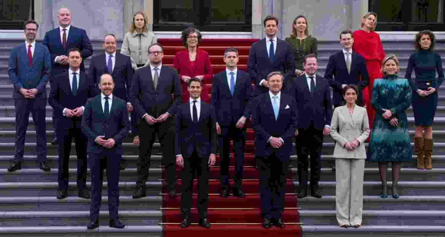 Dutch king swears in new coalition govt led by Rob Jetten