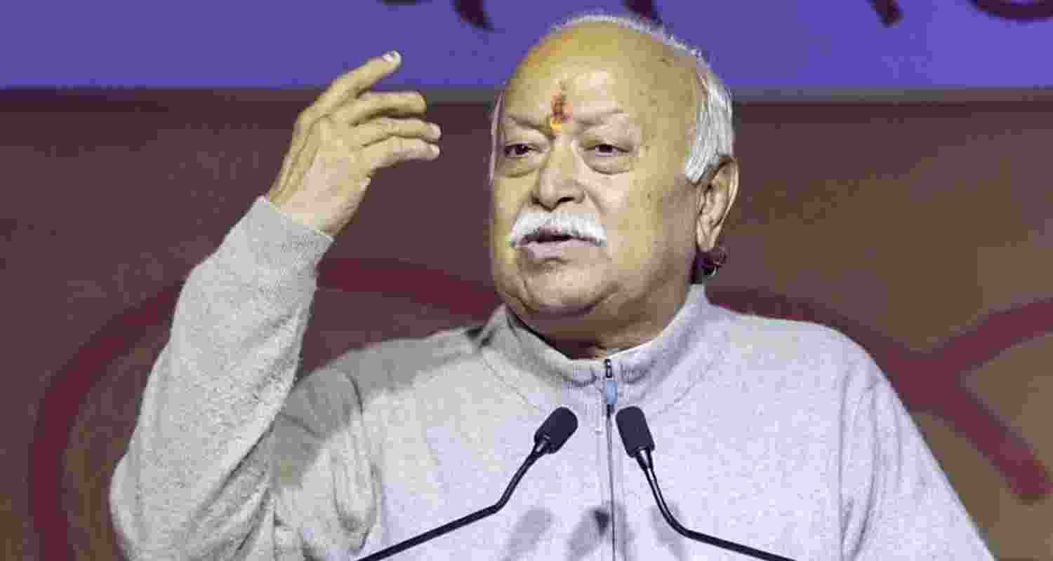 Chief of the Rashtriya Swayamsevak Sangh (RSS) Mohan Bhagwat.