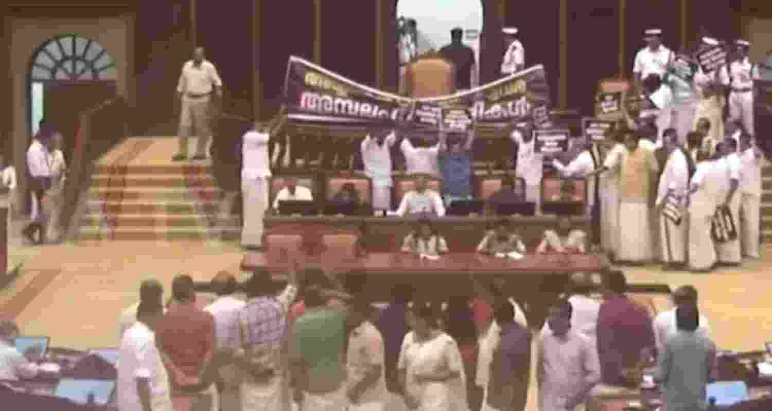 Uproar in Assembly over Sabarimala gold-plating row