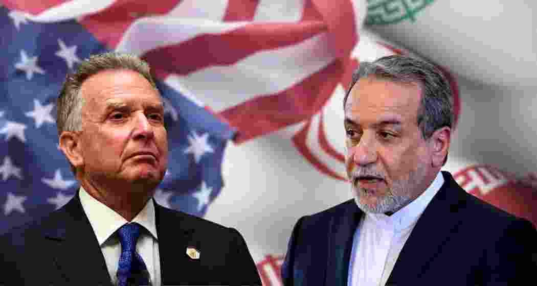  US special envoy to the talks, Steve Witkoff and Iranian Foreign Minister Abbas Araghchi. 