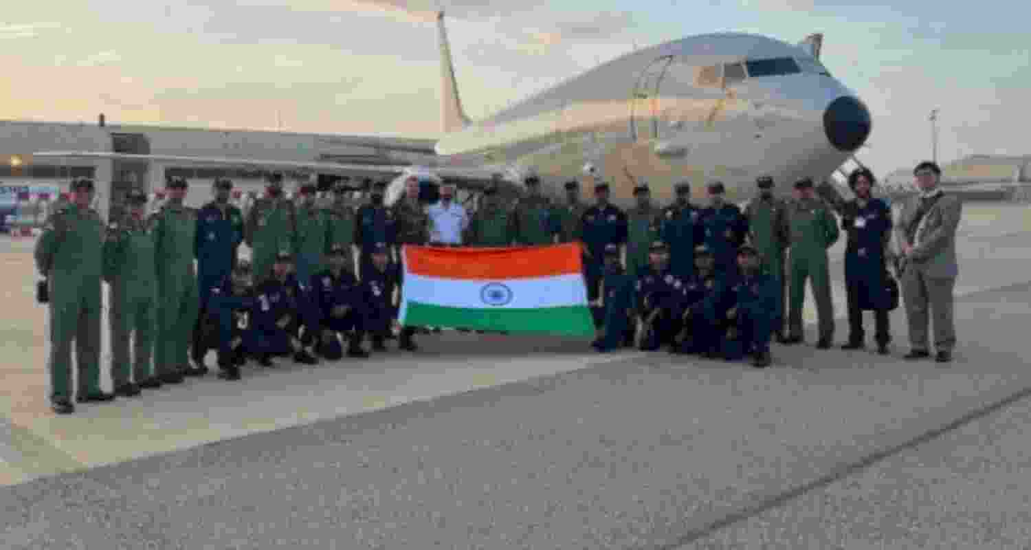Indian Navy P8i aircraft's mission for ‘Exercise Varuna’ to conclude on Wed