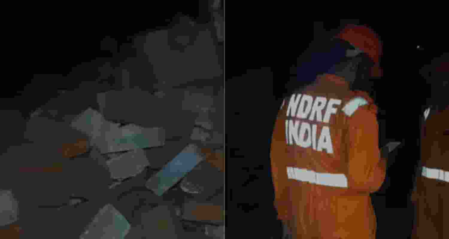 The wall collapsed in Vasant Vihar area of South Delhi killing two children aged 9 and 10.