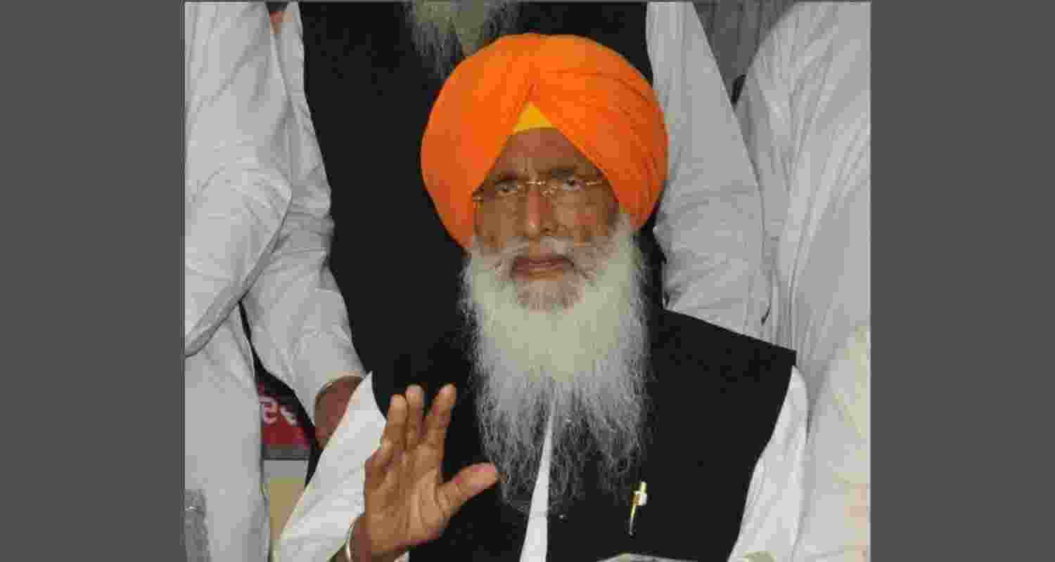 Veteran Akali leader Sukhdev Singh Dhindsa.