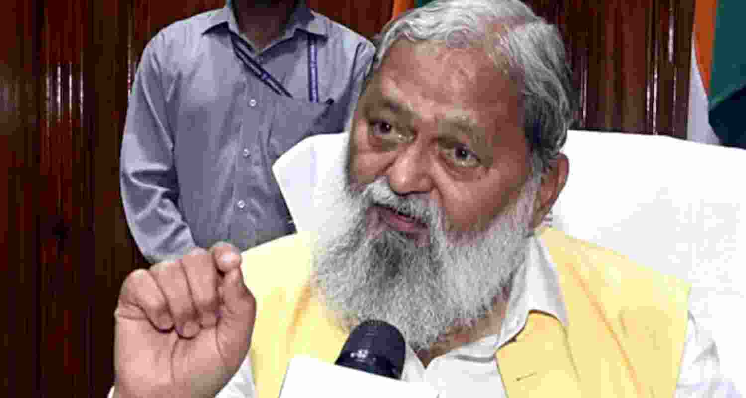 Haryana’s energy and transport minister Anil Vij. Image: X