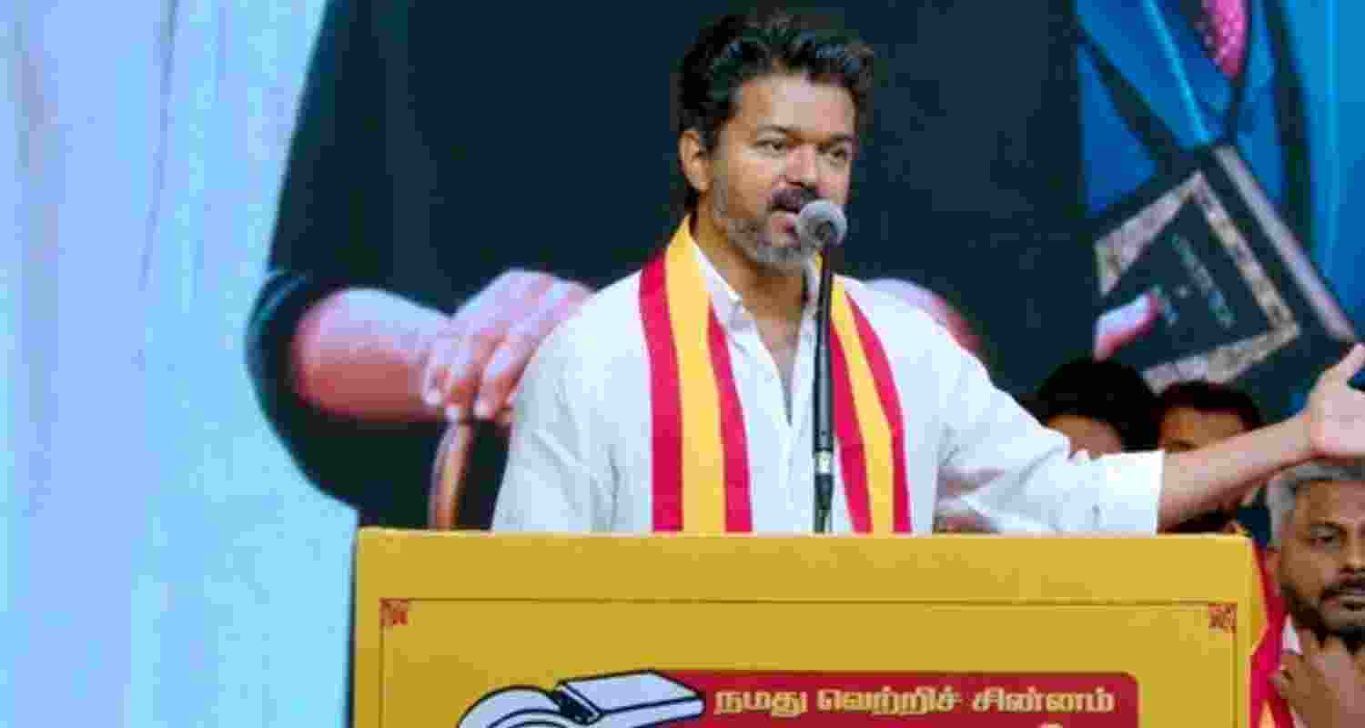 Actor-politician Vijay - file image.