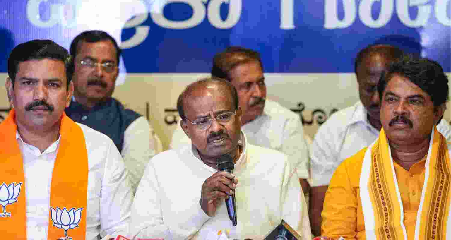 BJP state president BY Vijayendra and Union Minister HD Kumaraswamy didn't mince words during a joint press meet, accusing the Congress of running a "misinformation campaign" against the new mission. 