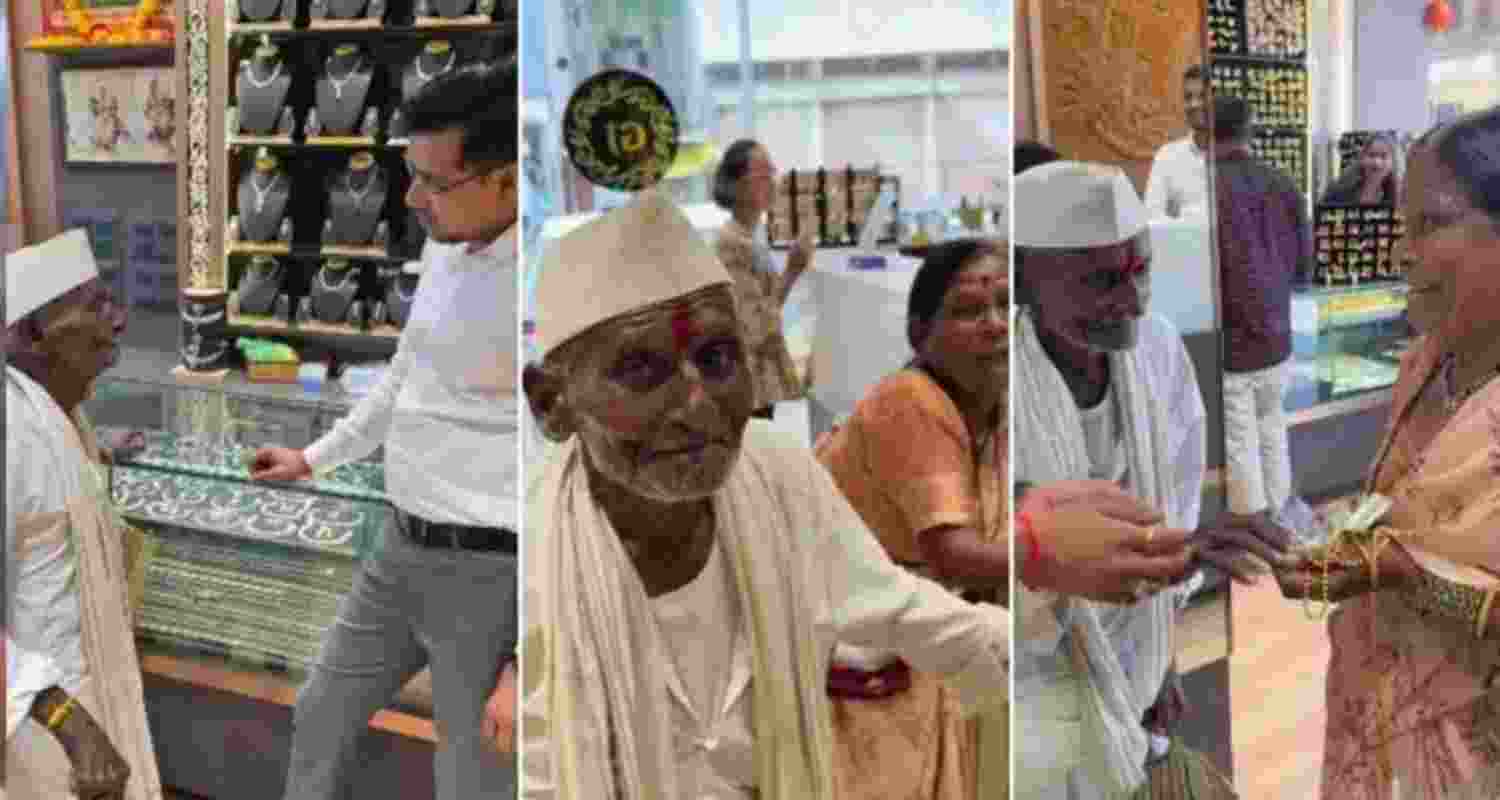 According to locals, the couple always travels together, supporting each other in their twilight years.