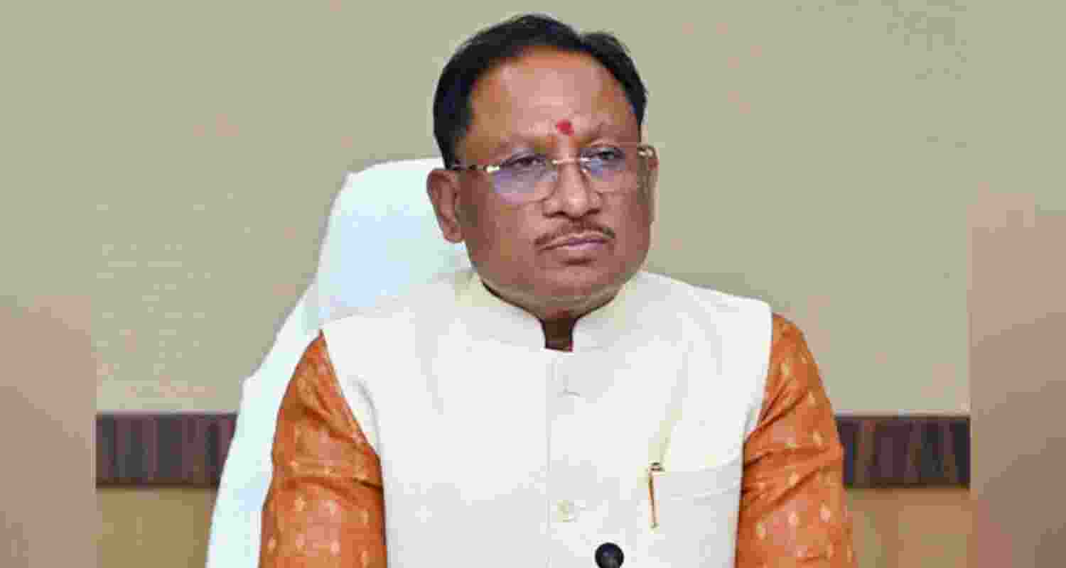 Chhattisgarh Chief Minister Vishnu Deo Sai - file image.