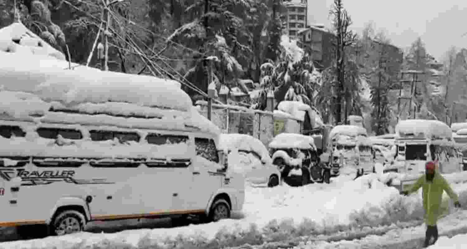 Visuals from Shimla. 