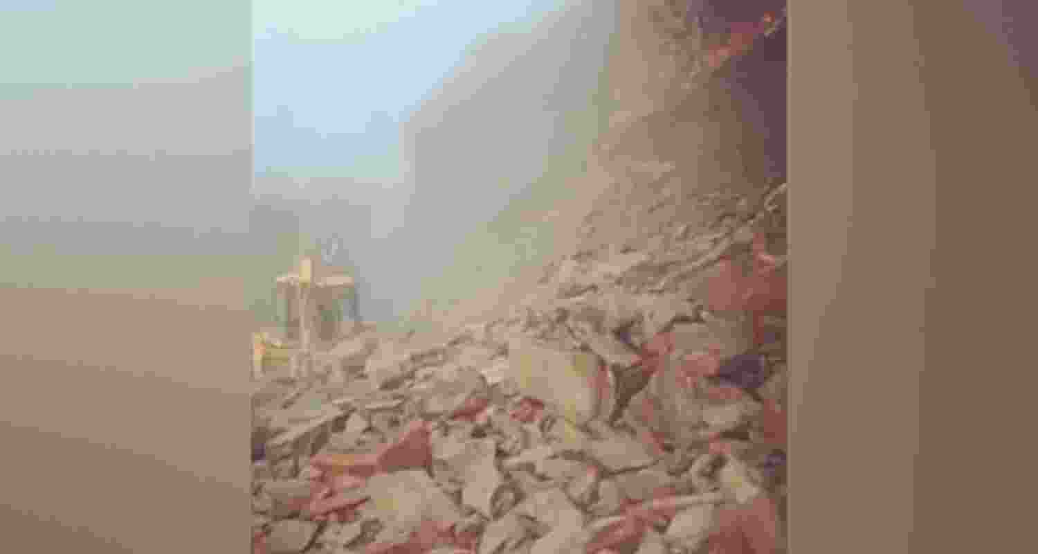 Visuals from the spot.