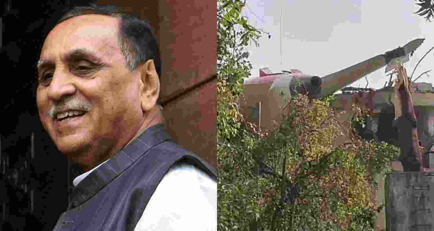 Vijay Rupani was flying to London to meet his wife and daughter.