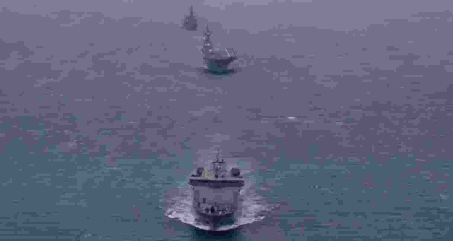 First in 90 yrs, Japanese warships dock in New Zealand