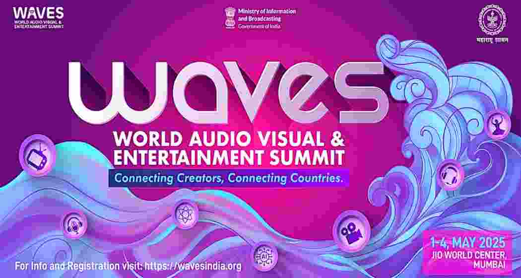 Prime Minister Narendra Modi launch the first-ever WAVES summit in Mumbai, engaging with media leaders and creators to promote India's storytelling legacy and technological innovation in entertainment. Prime Minister Narendra Modi launch the first-ever WAVES summit in Mumbai, engaging with media leaders and creators to promote India's storytelling legacy and technological innovation in entertainment.